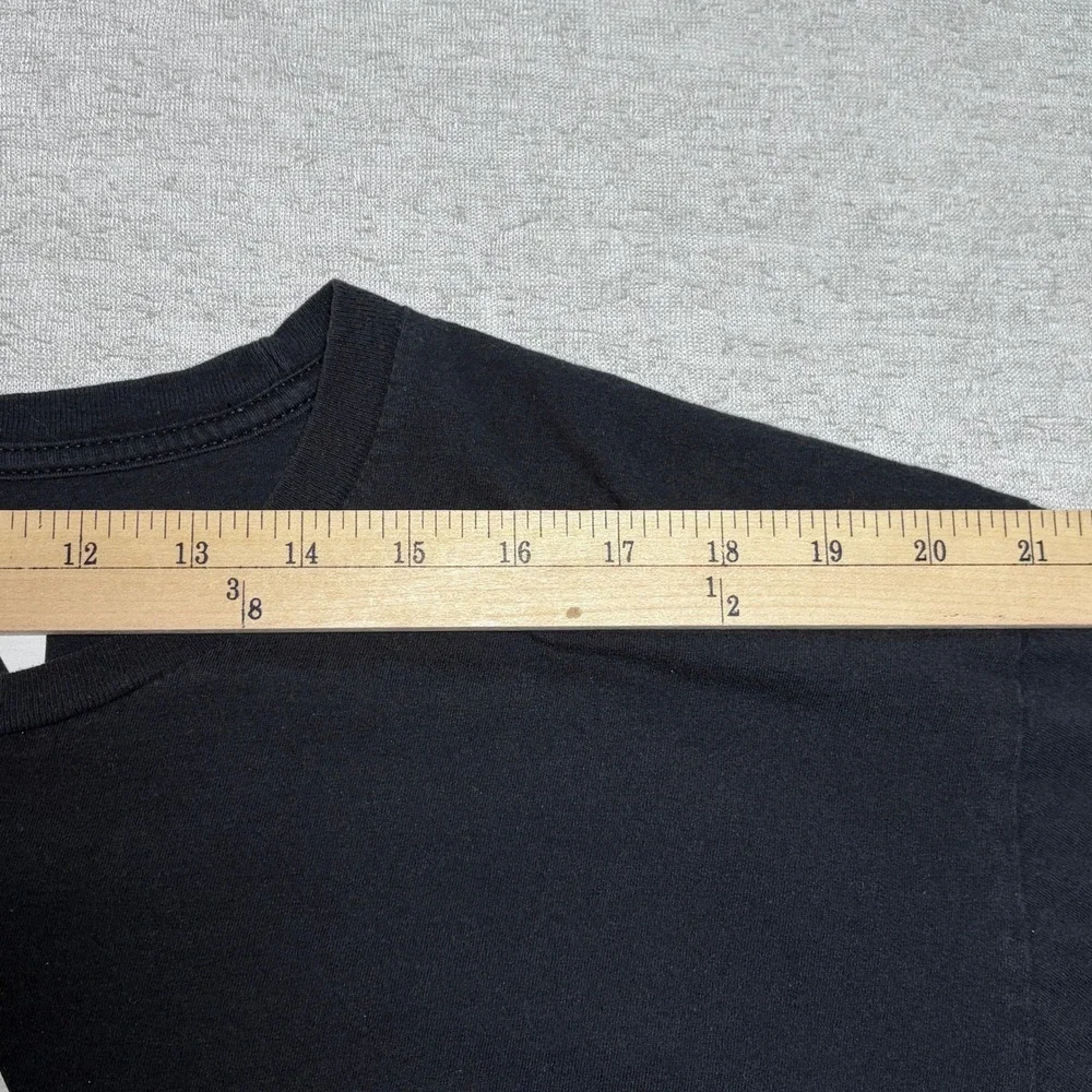 Adidas Mens The Go-To Tee XL Black Graphic Logo Cotton Short Sleeve T-Shirt